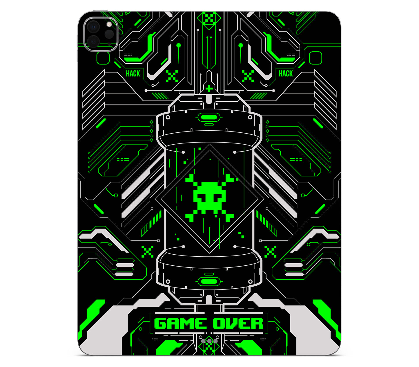 iPad Pro 11" (2021, Gen 3) skin, Fatal Error (Acid), back skin