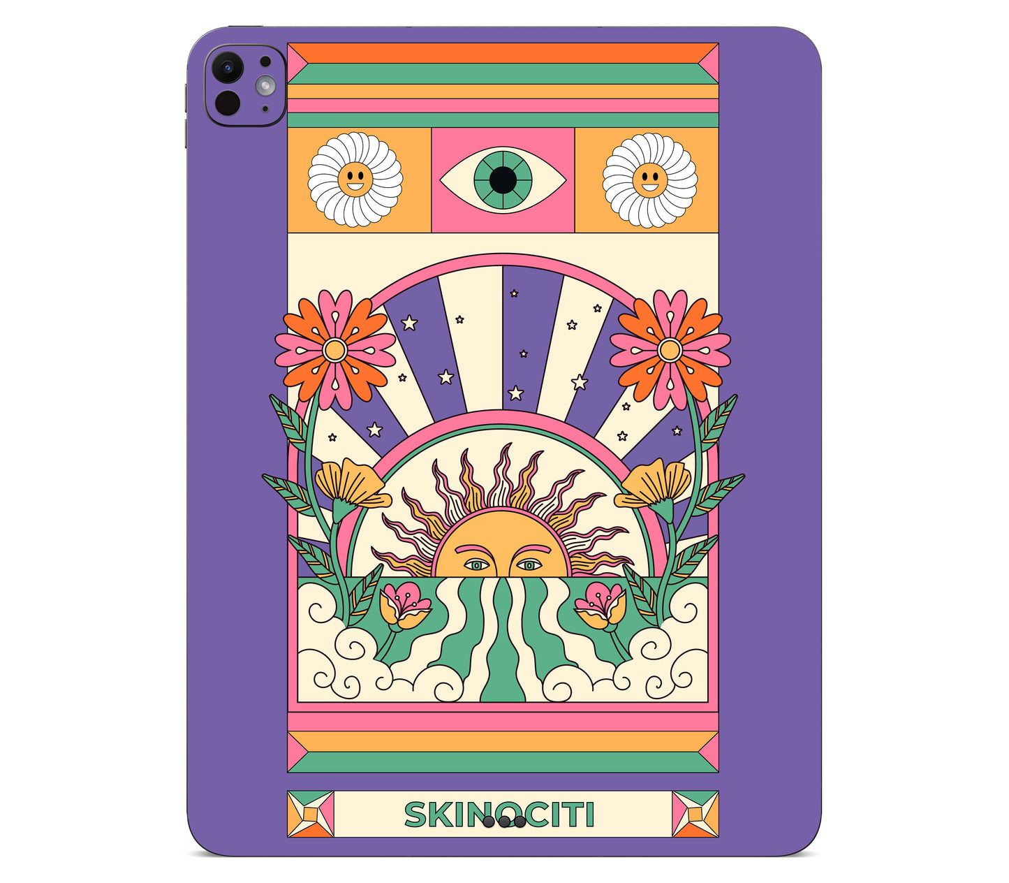 iPad Pro 11" (M4) skin, Acidic Glare, back skin