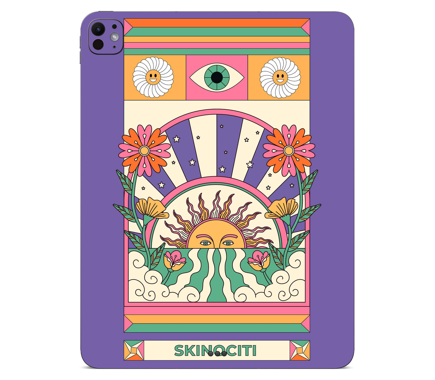 iPad Pro 11" (M5) skin, Acidic Glare, back skin