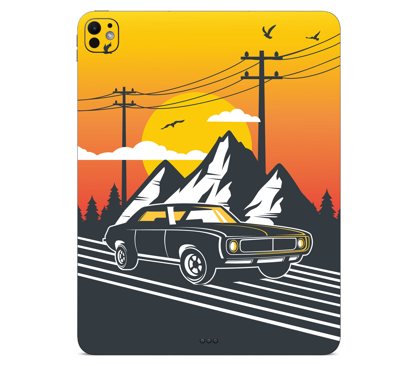 iPad Pro 11" (M5) skin, Last Ride, back skin