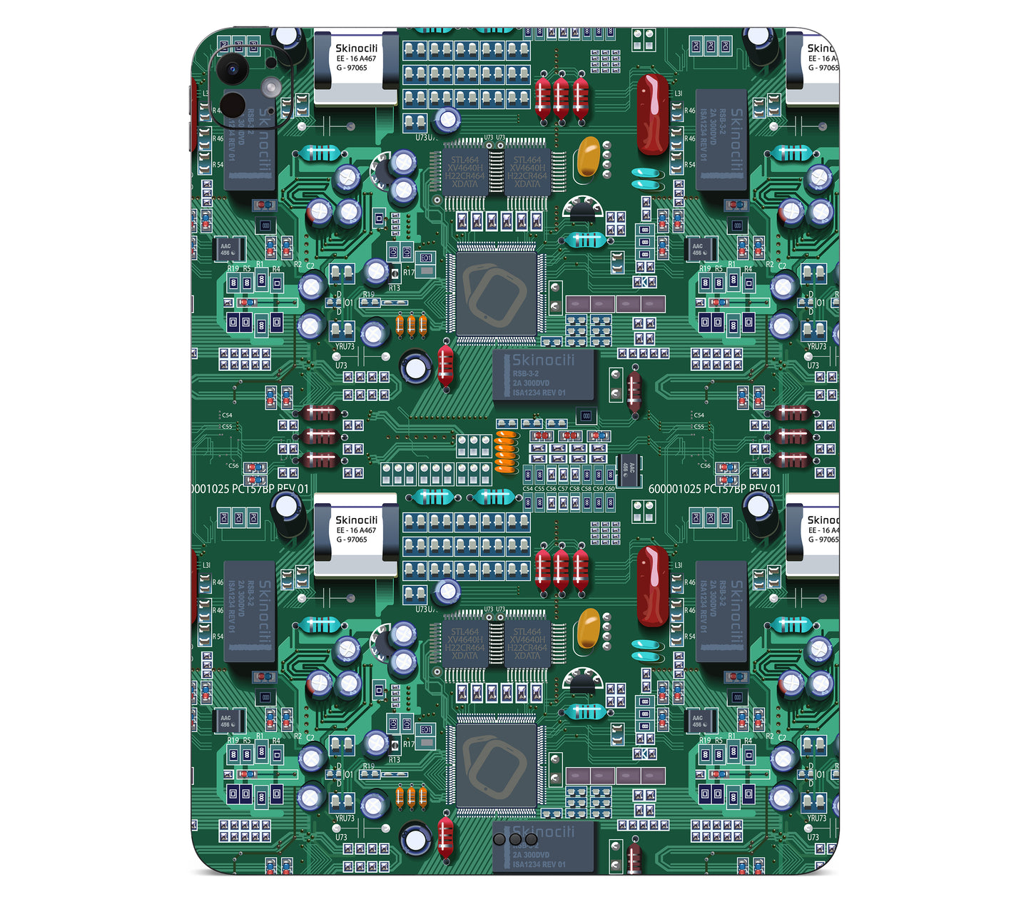 iPad Pro 11" (M4) skin, Terminal, back skin without logo cutout