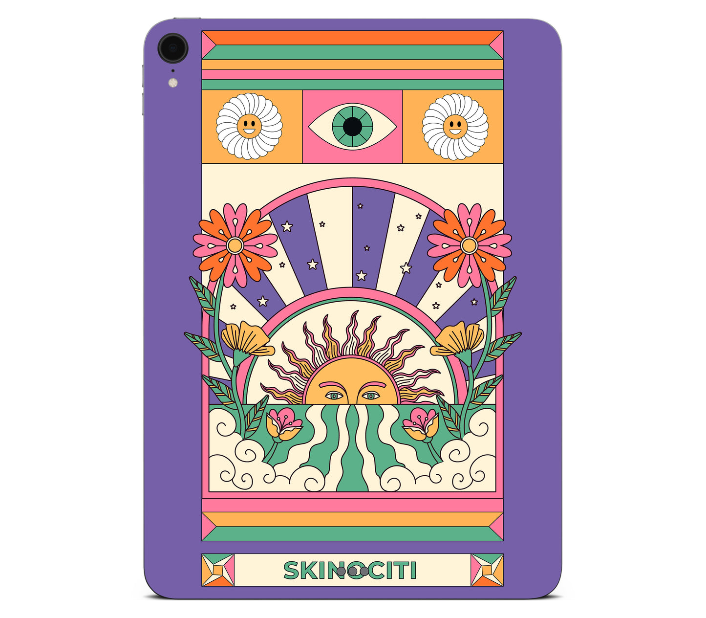 iPad Pro 12.9" (2018-2019, Gen 3) skin, Acidic Glare, back skin