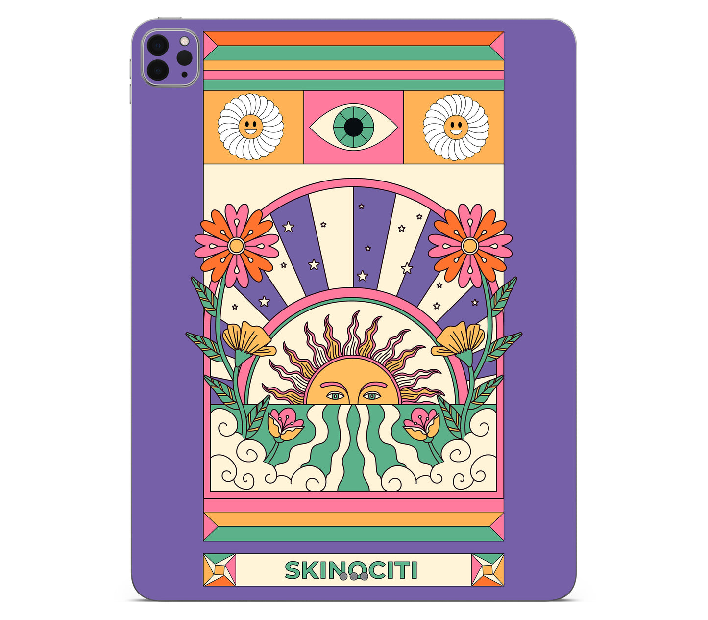 iPad Pro 12.9" (2021, Gen 5) skin, Acidic Glare, back skin