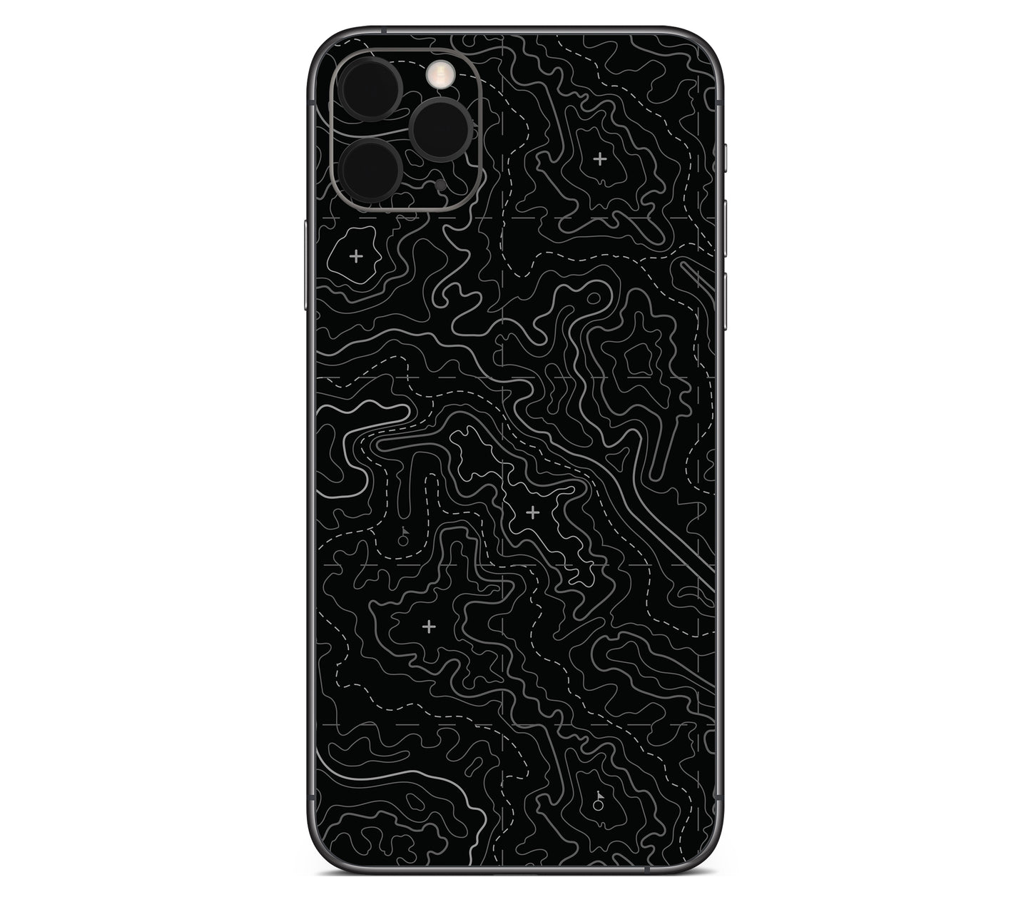 iPhone 11 Pro Max skin, Lockdown (Blackout), back skin without logo cutout