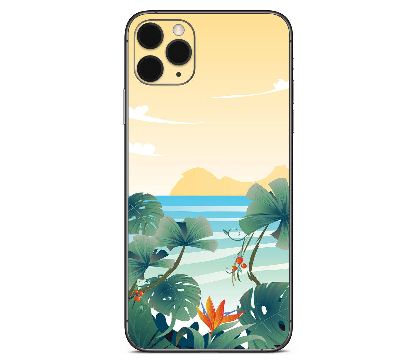 iPhone 11 Pro Max skin, Sizzle Bay, back skin without logo cutout