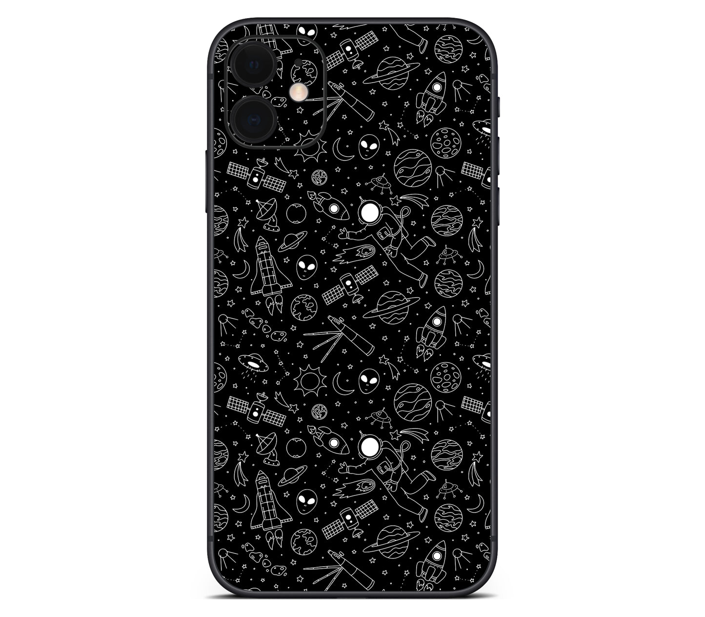 iPhone 11 skin, Cygnus, back skin without logo cutout