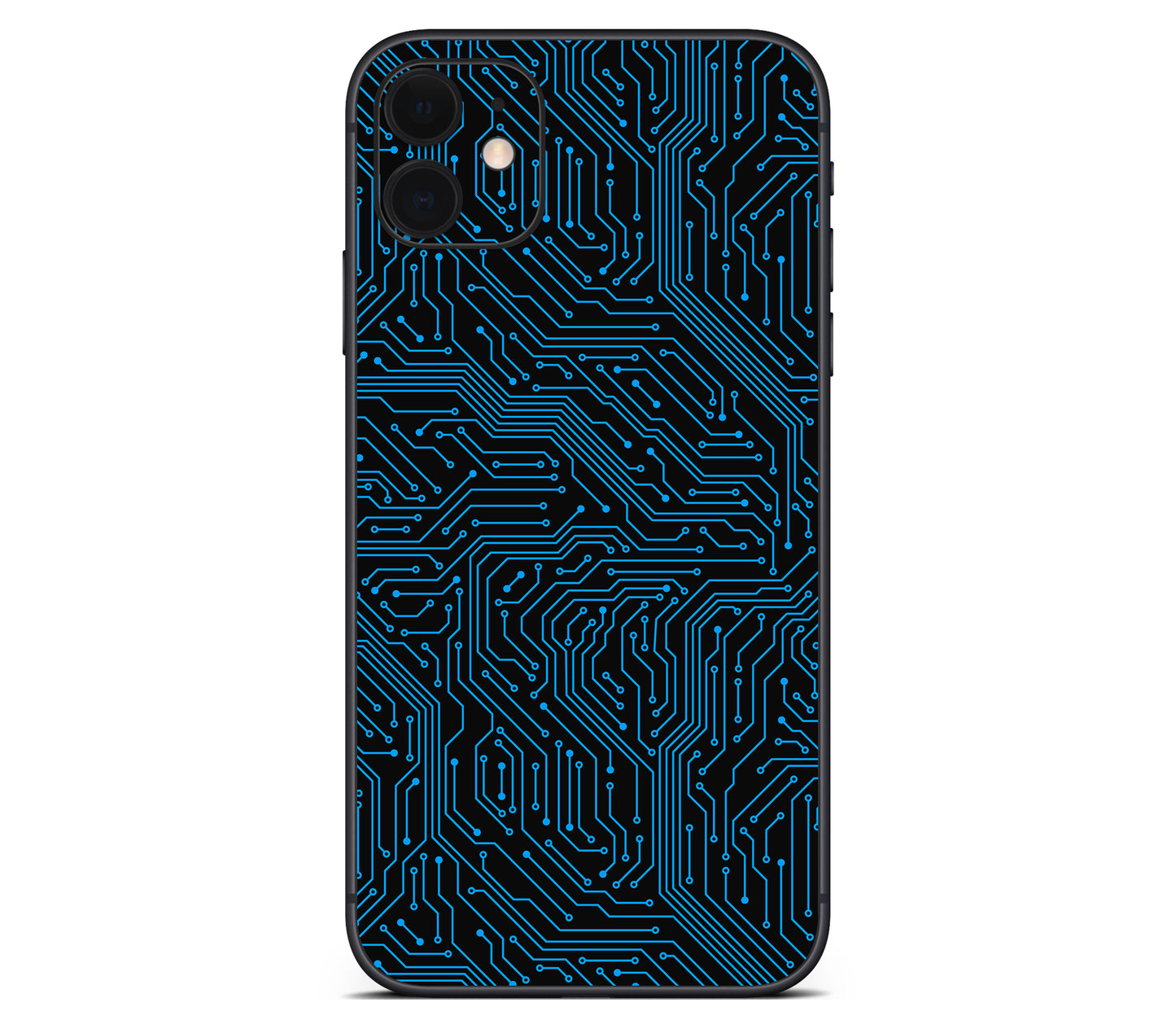 iPhone 11 skin, Eternal Blue, back skin without logo cutout