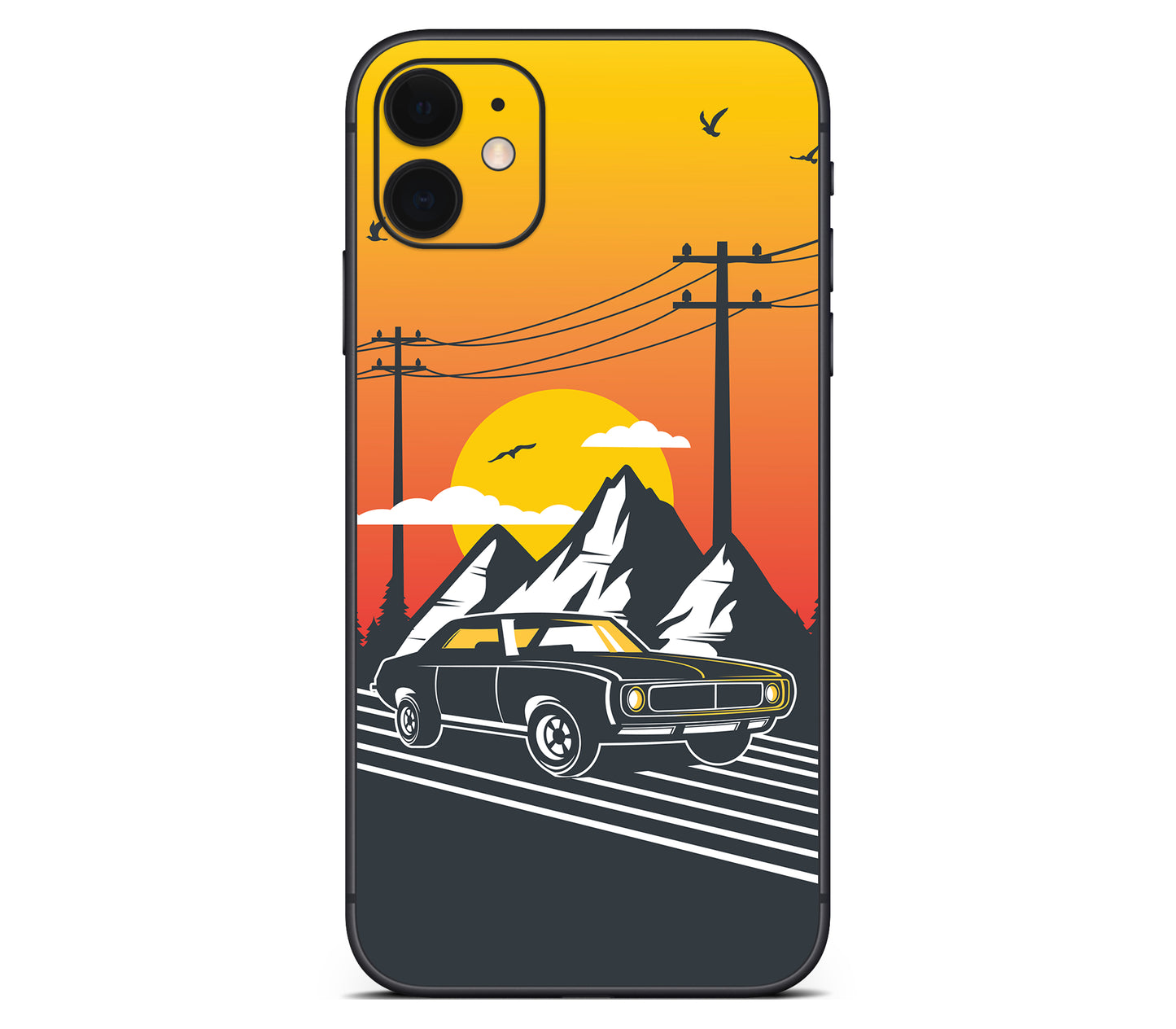 iPhone 11 skin, Last Ride, back skin