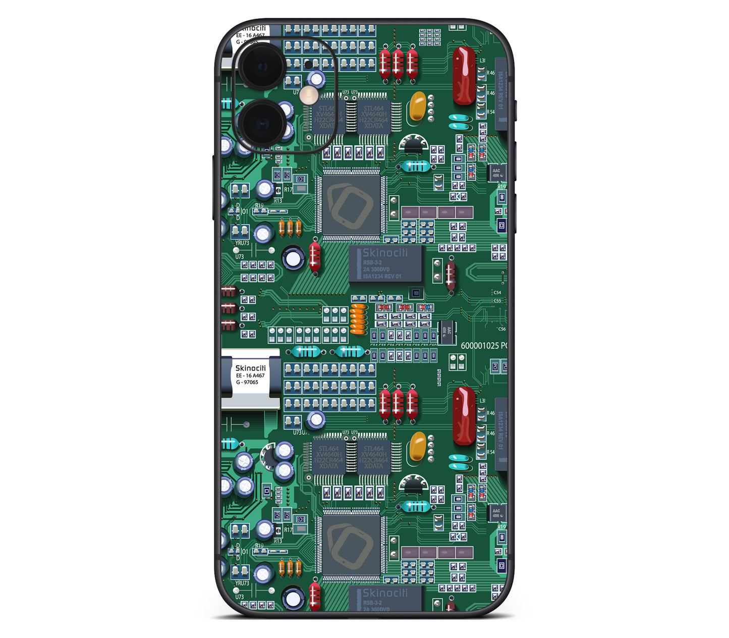 iPhone 11 skin, Terminal, back skin without logo cutout