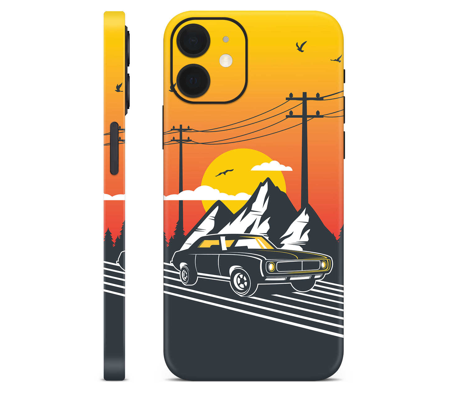 iPhone 12 Mini skin, Last Ride, full wrap skin