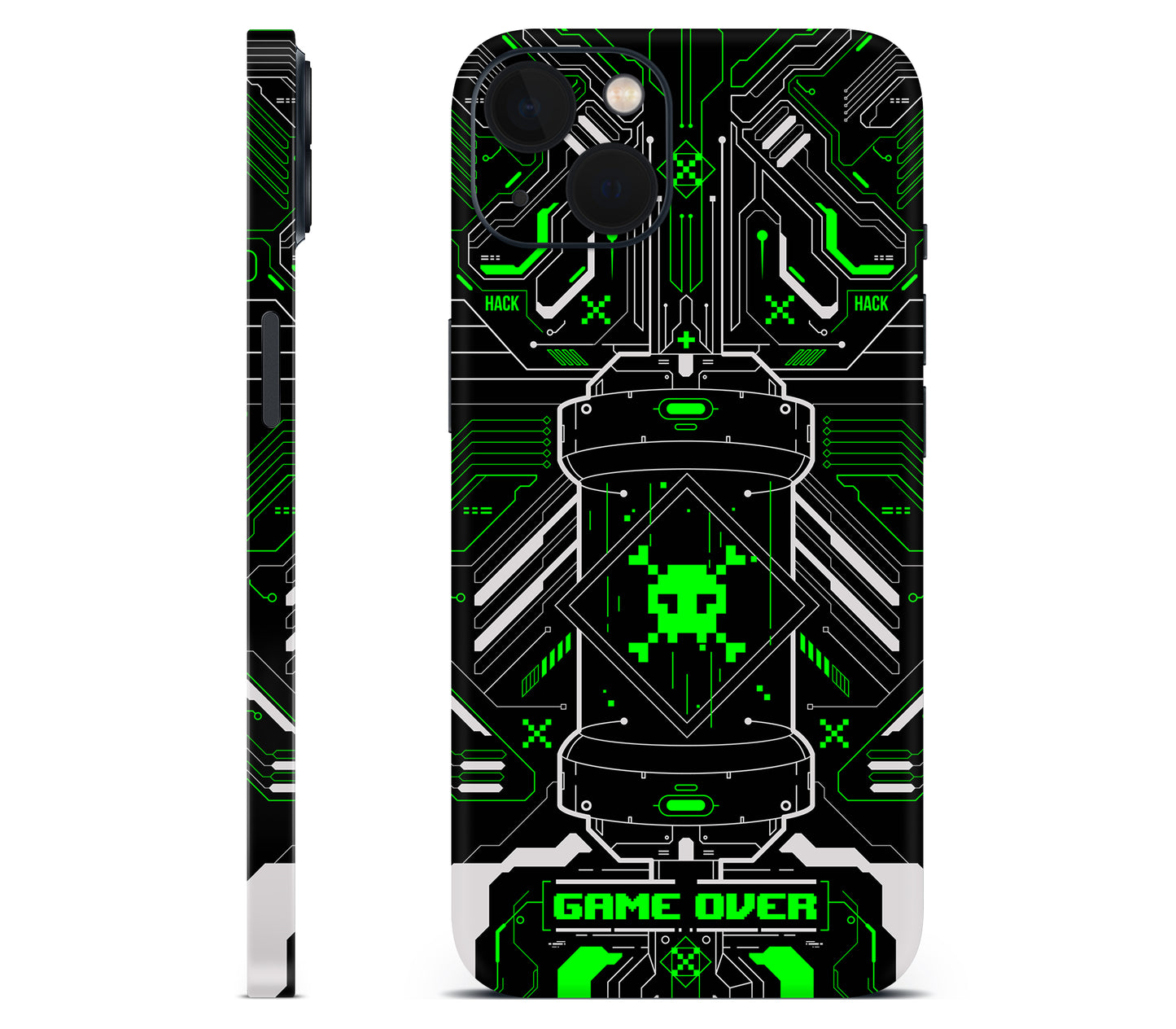 iPhone 13 Mini skin, Fatal Error (Acid), full wrap skin
