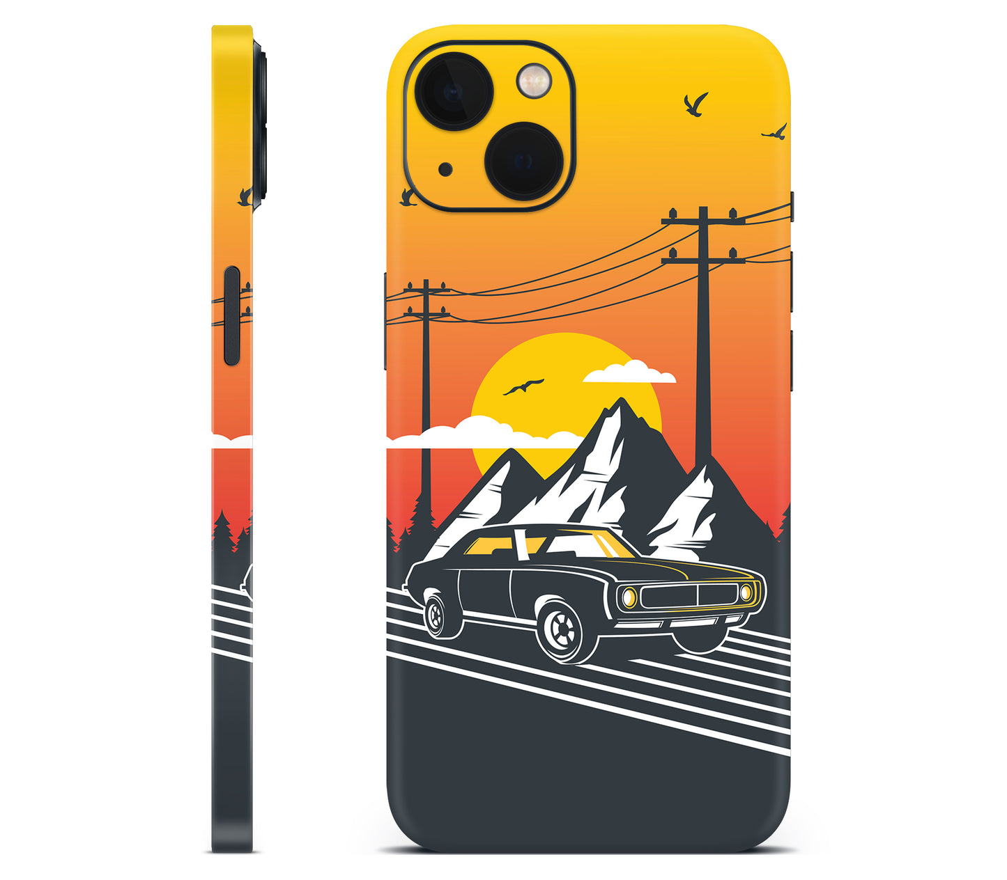 iPhone 13 Mini skin, Last Ride, full wrap skin
