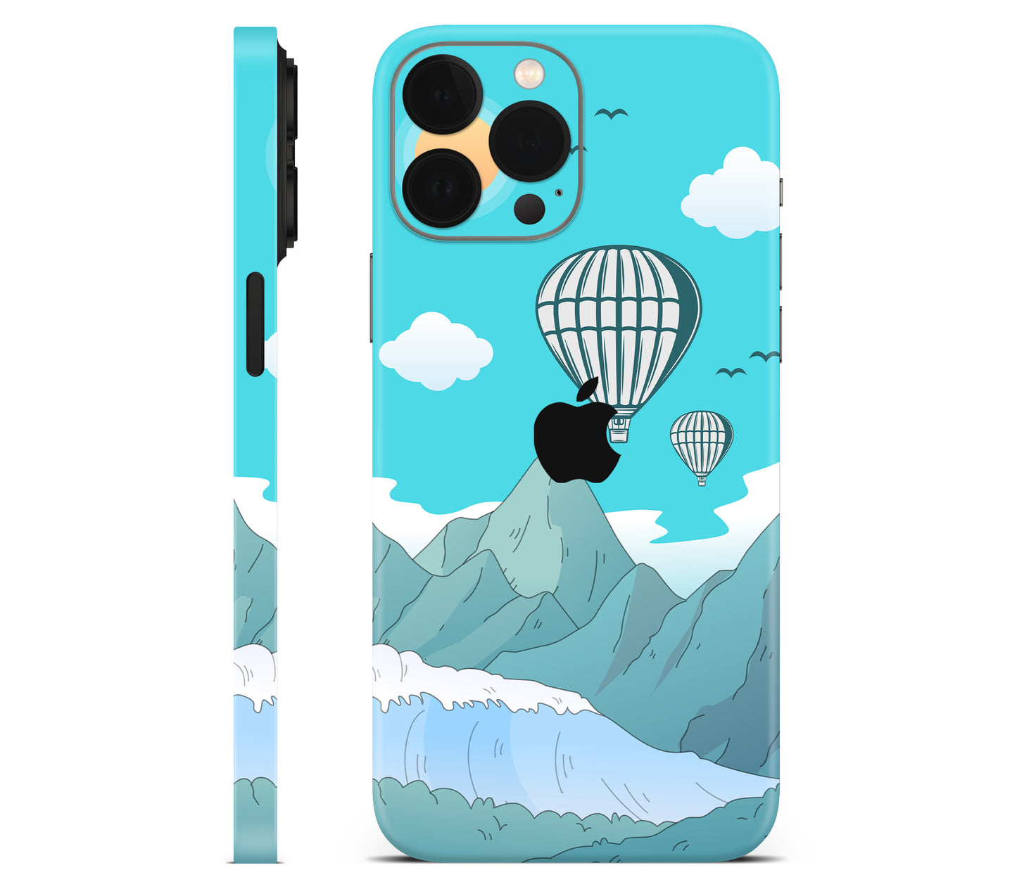 iPhone 13 Pro skin, Altitude Error, full wrap without logo cutout