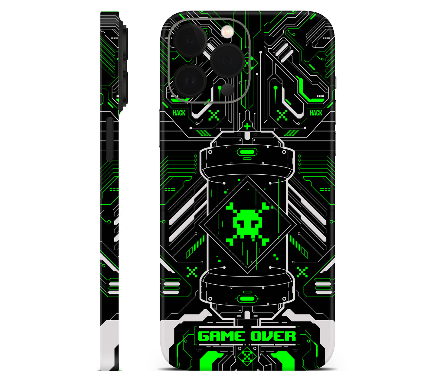 iPhone 13 Pro skin, Fatal Error (Acid), full wrap skin