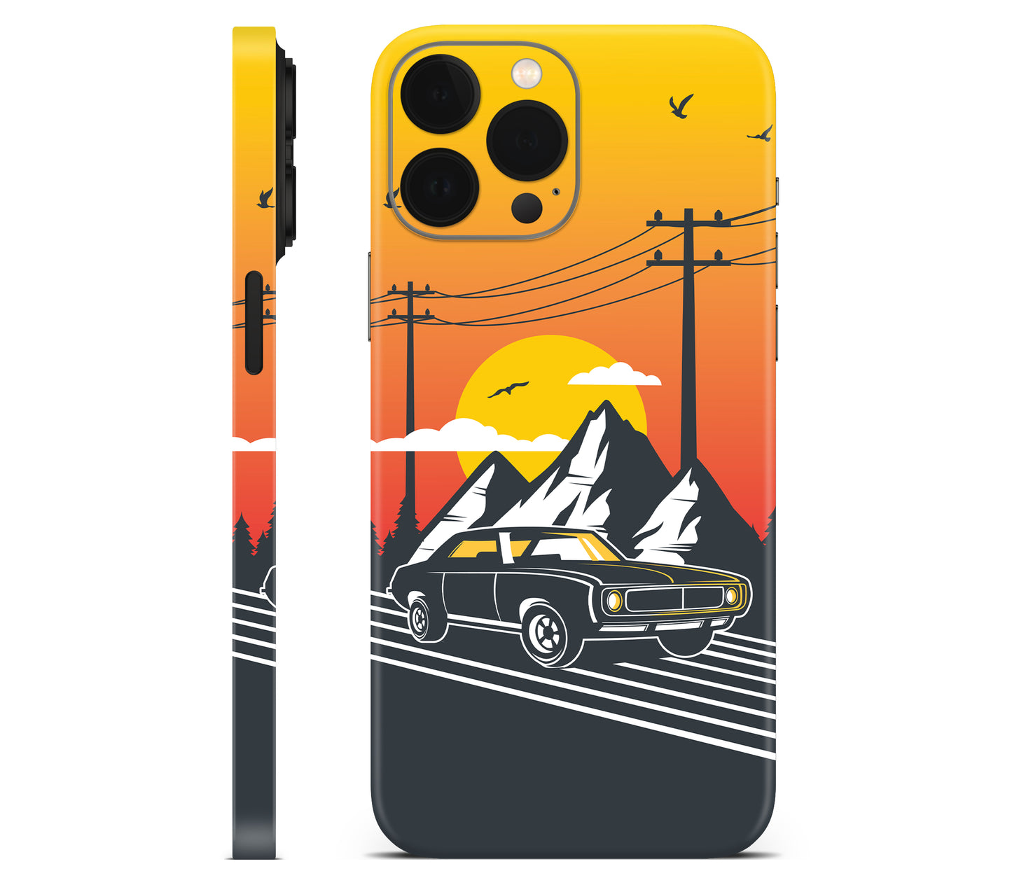 iPhone 13 Pro skin, Last Ride, full wrap skin