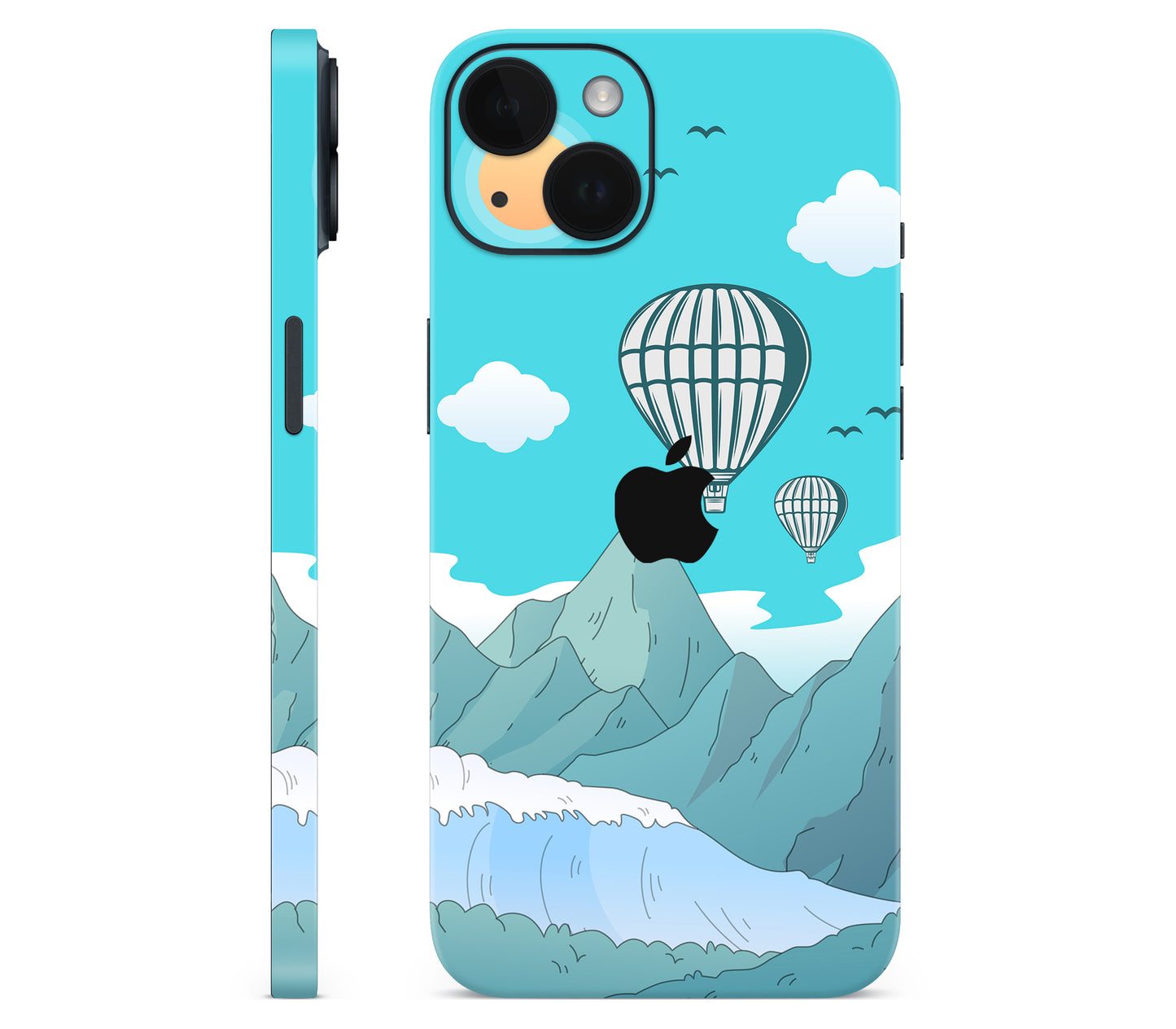 iPhone 14 skin, Altitude Error, full wrap without logo cutout