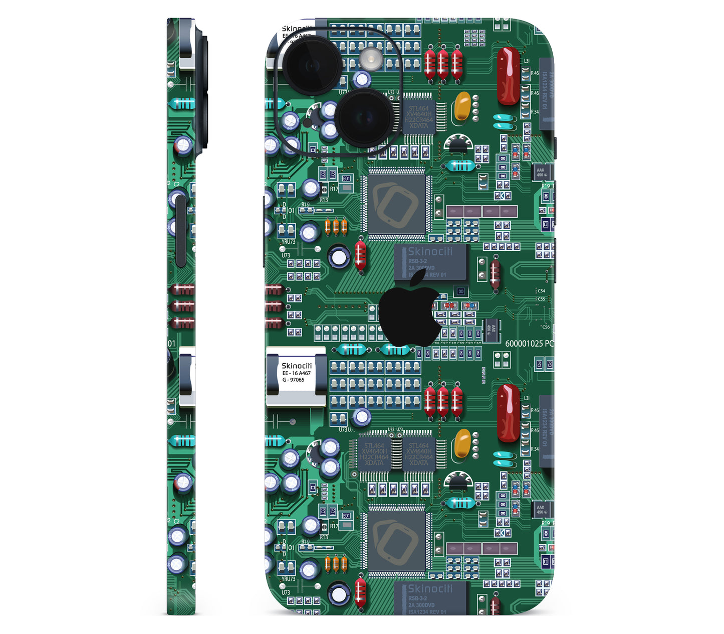 iPhone 14 skin, Terminal, full wrap without logo cutout
