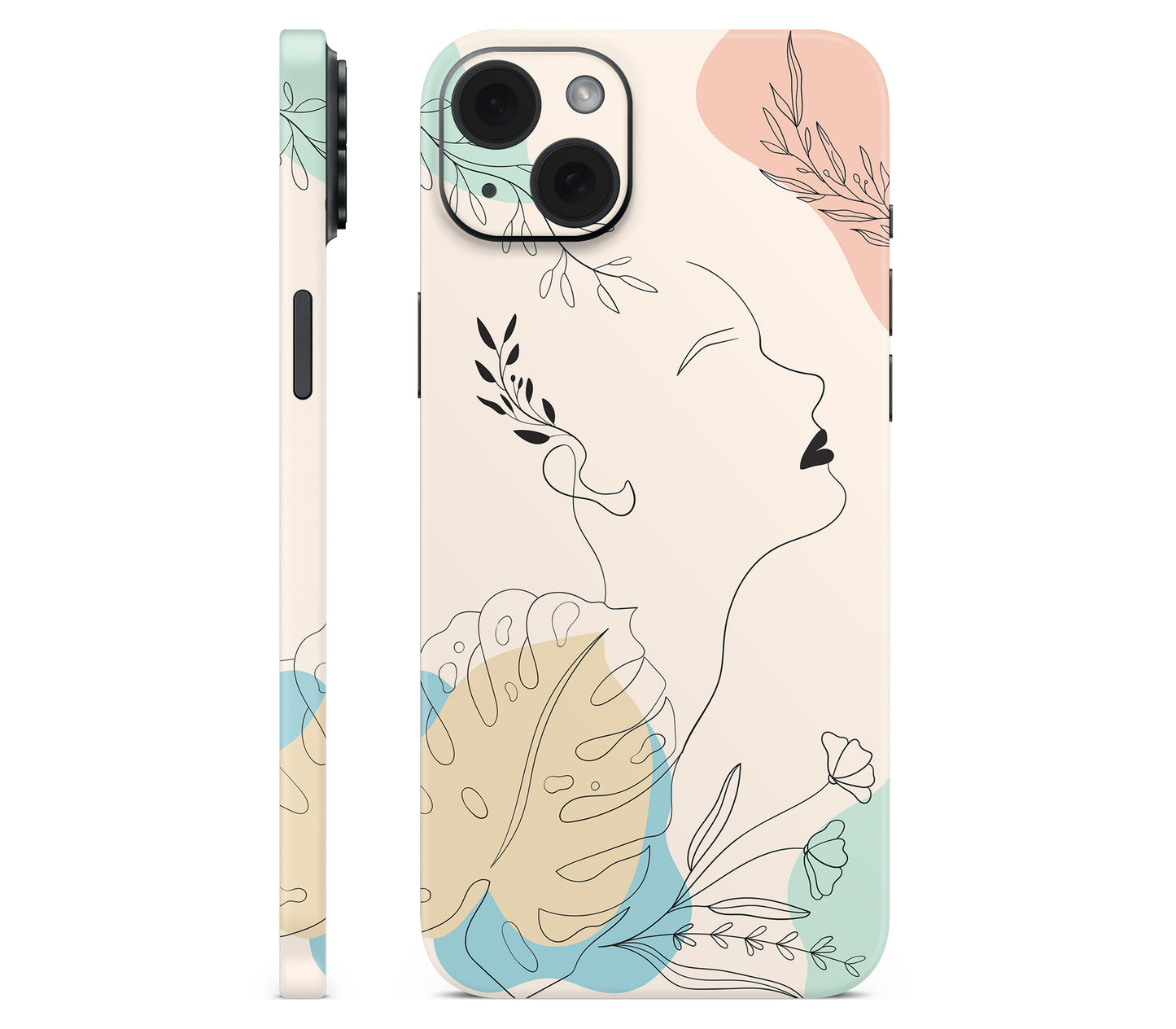 iPhone 15 skin, Bliss, full wrap skin