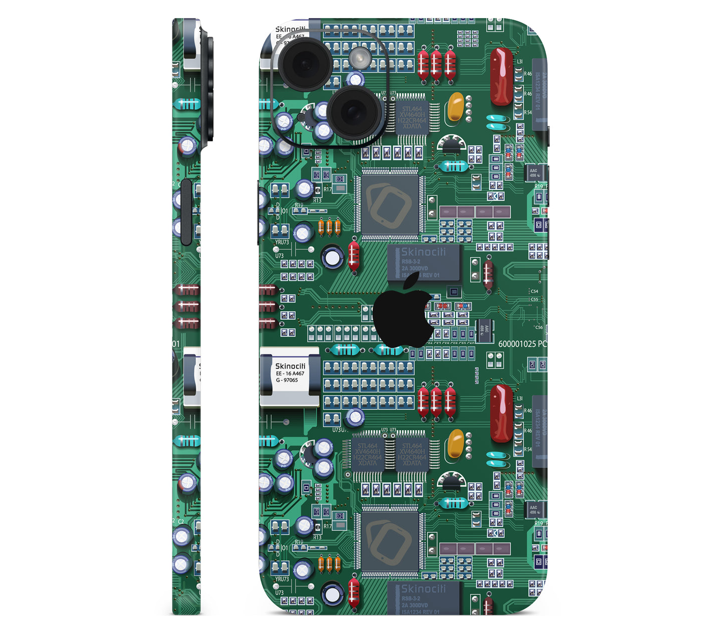 iPhone 15 skin, Terminal, full wrap without logo cutout