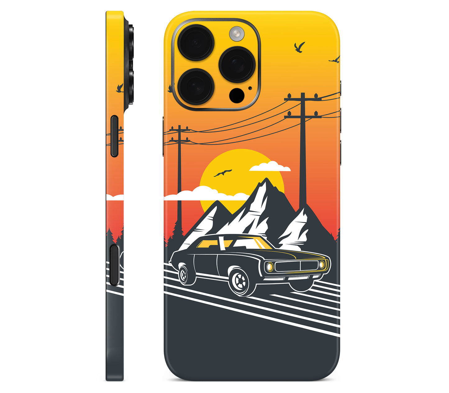 iPhone 16 Pro skin, Last Ride, full wrap skin