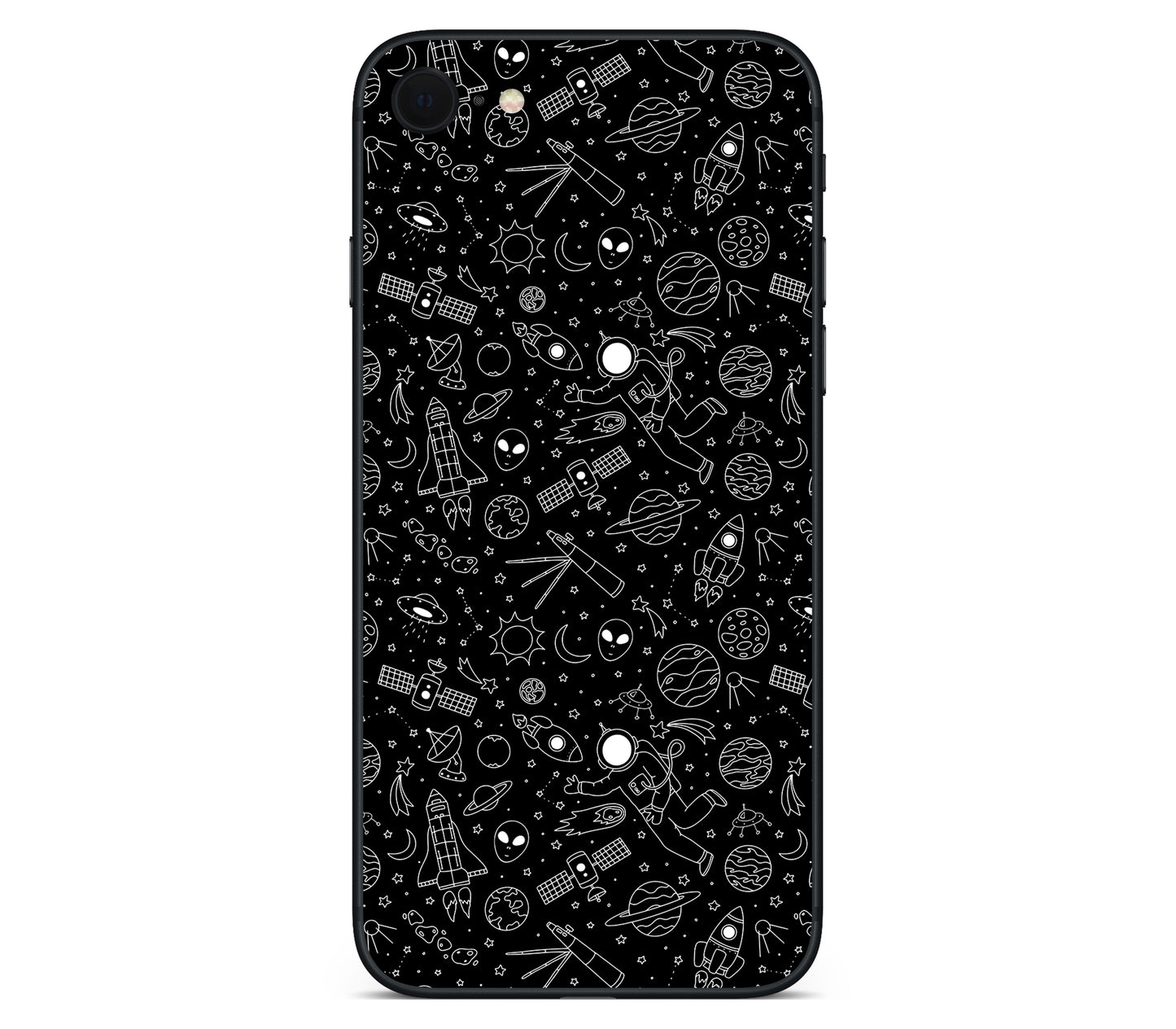iPhone SE 2020 Gen2 skin, Cygnus, back skin without logo cutout