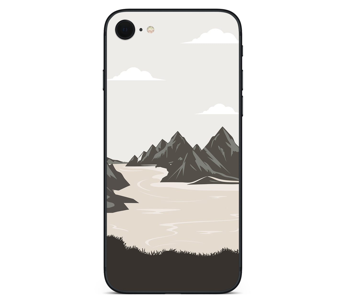 iPhone SE 2020 Gen2 skin, Dope Valley, back skin without logo cutout