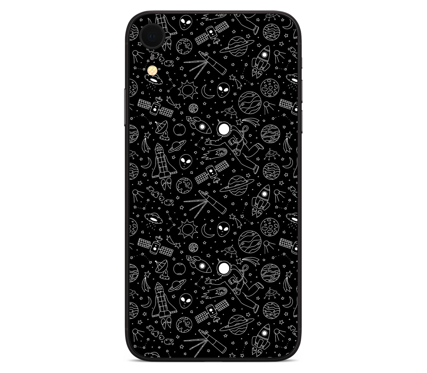 iPhone XR skin, Cygnus, back skin without logo cutout