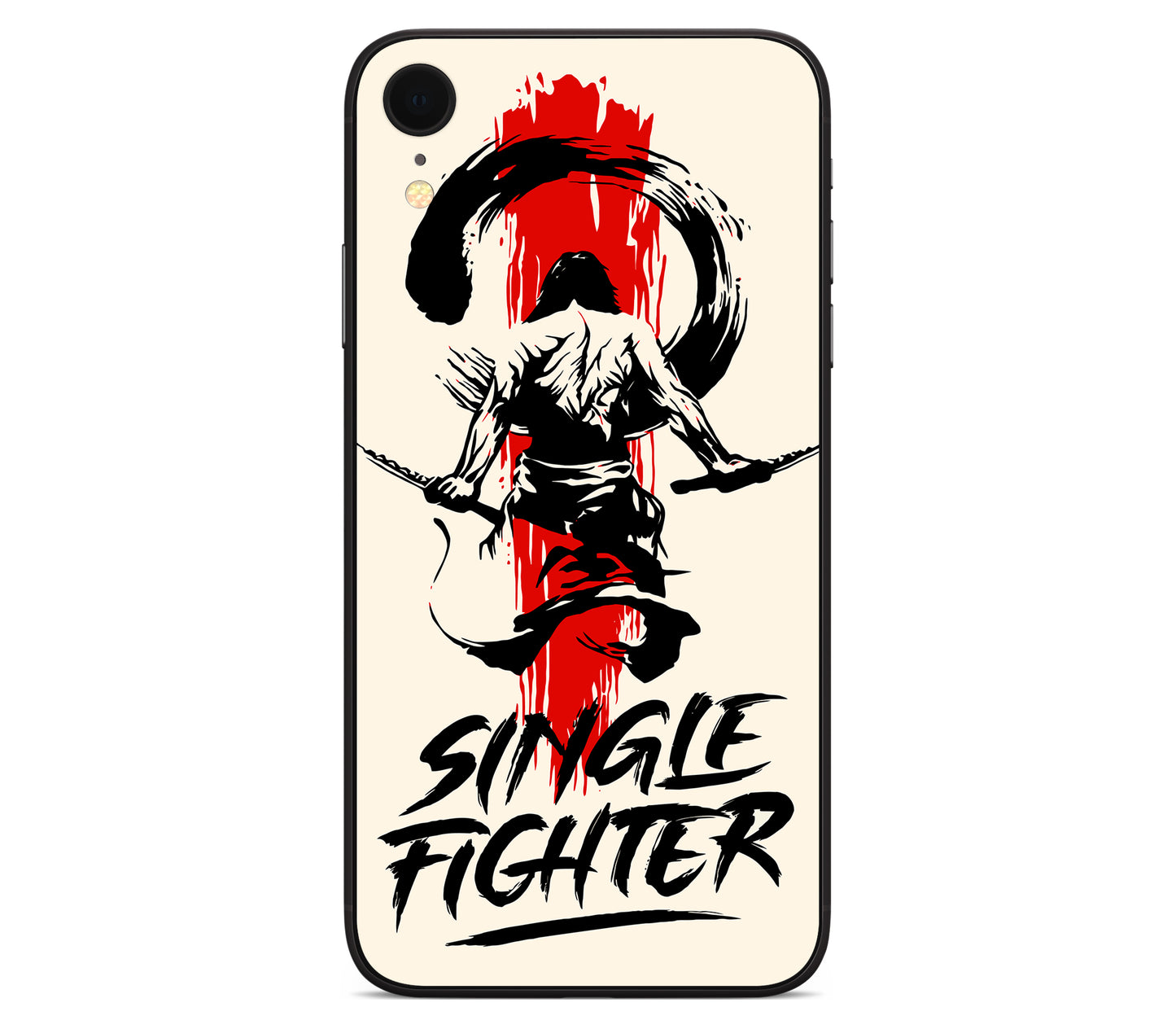 iPhone XR skin, Samurai, back skin