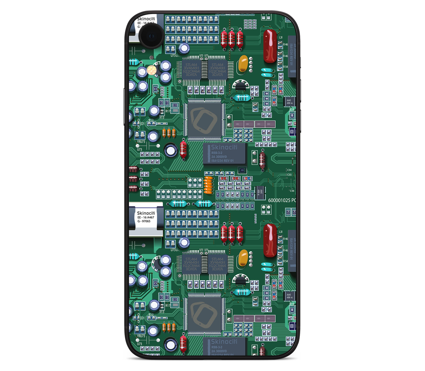 iPhone XR skin, Terminal, back skin without logo cutout