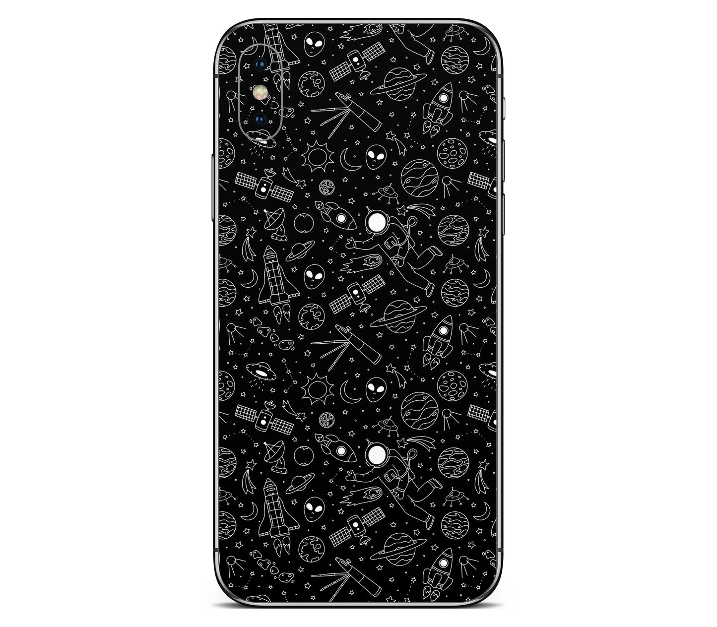 iPhone XS Max skin, Cygnus, back skin without logo cutout