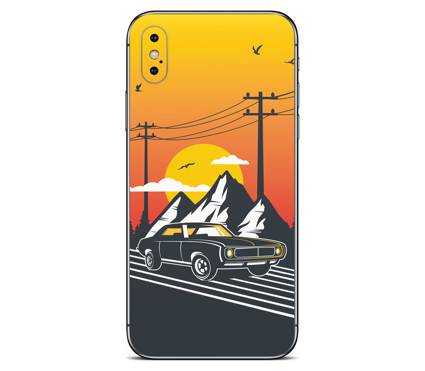 iPhone XS Max skin, Last Ride, back skin