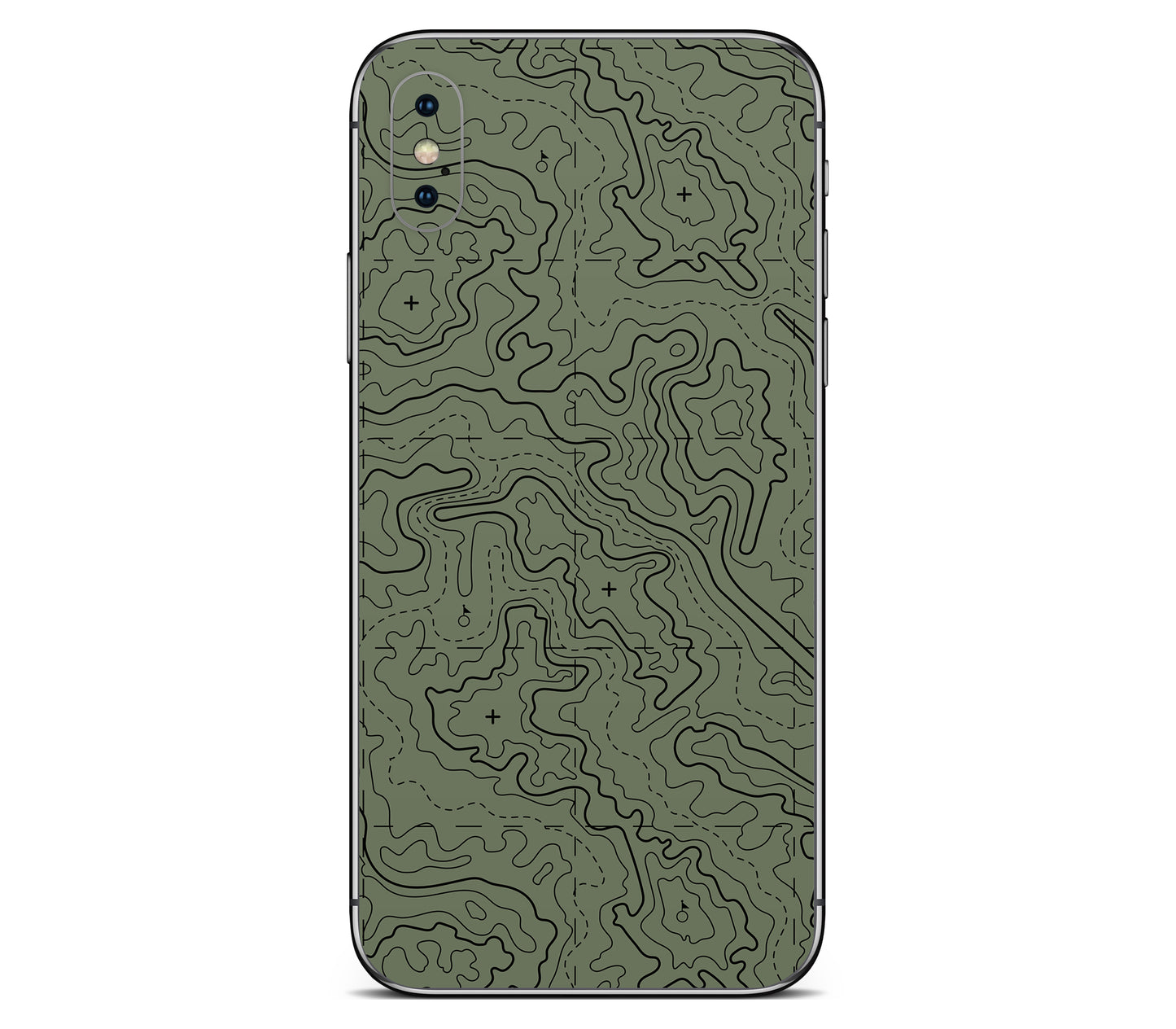 iPhone XS Max skin, Lockdown (Deathline), back skin without logo cutout