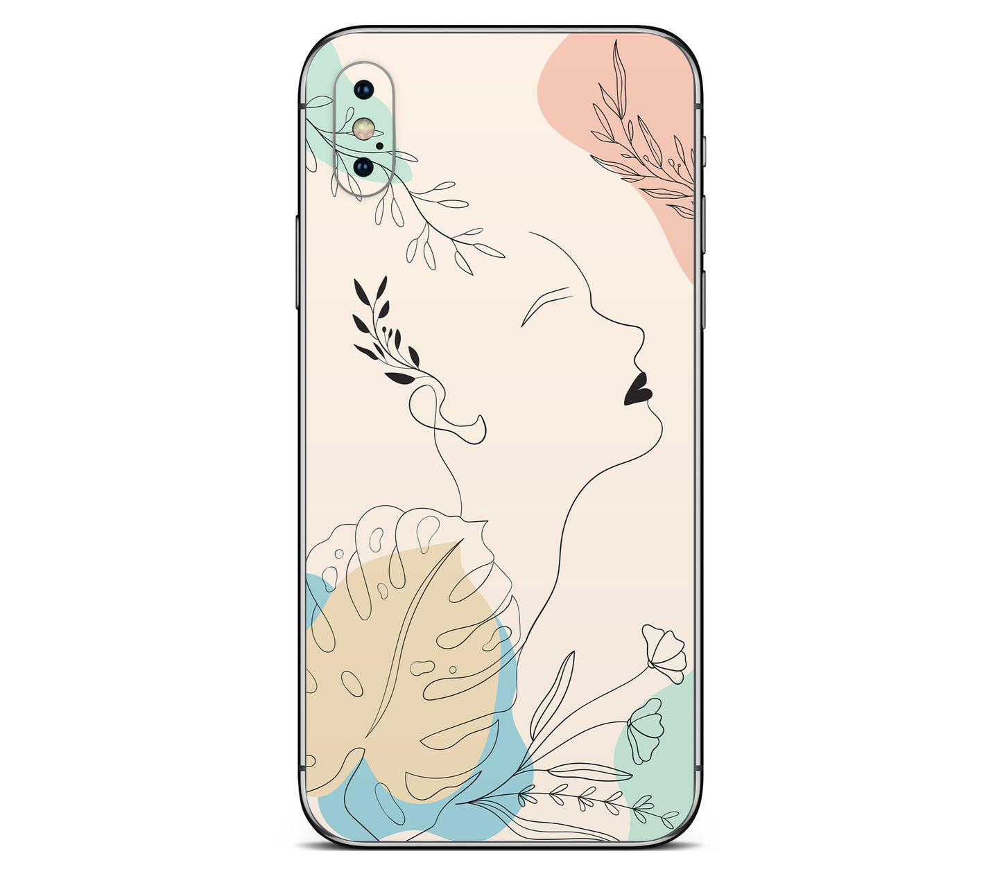iPhone XS skin, Bliss, back skin