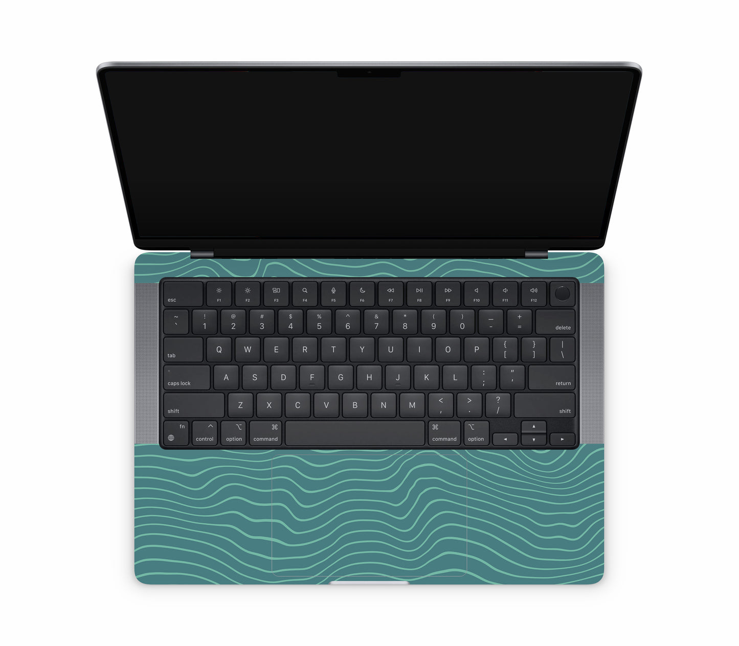 MacBook Pro 14" (2021, M1) skin, Tide, inside skin
