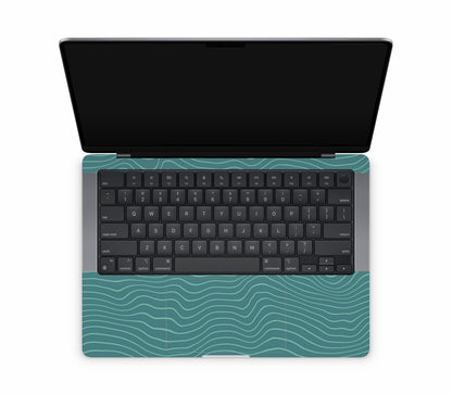 MacBook Pro 14" (2023, M3) skin, Tide, inside skin