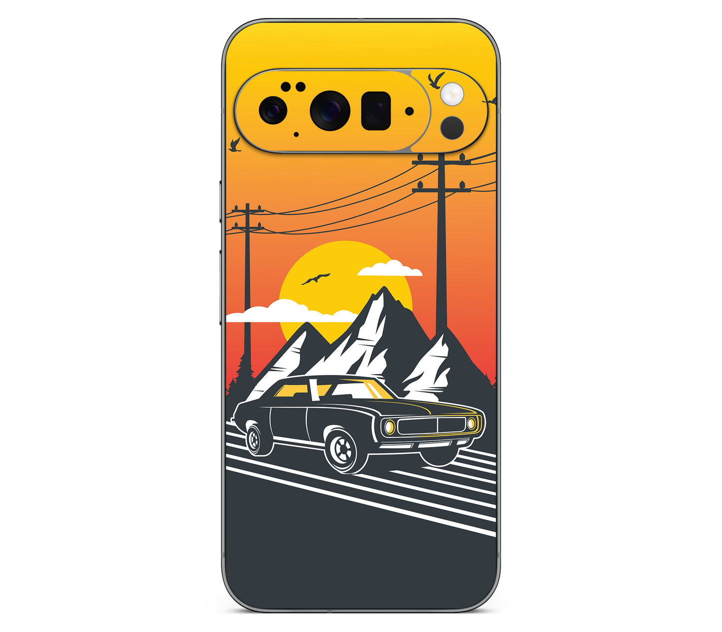 Google Pixel 11 Pro XL skin, Last Ride, back skin
