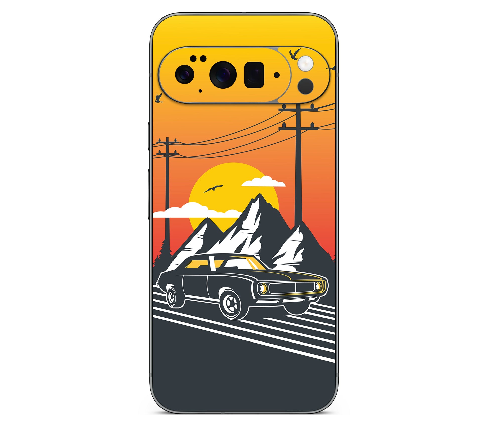 Google Pixel 11 Pro XL skin, Last Ride, back skin