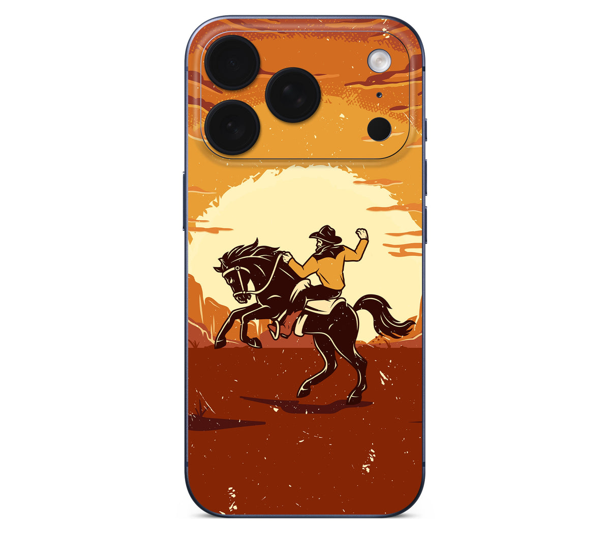 iPhone 18 Pro Max skin, Cowboy, back skin