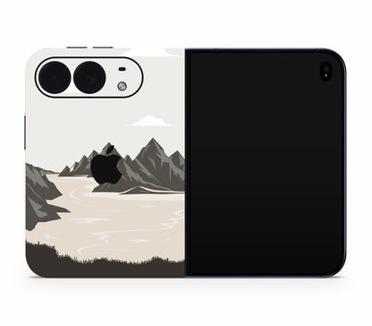 iPhone Duo skin, Dope Valley, full wrap with logo cutout