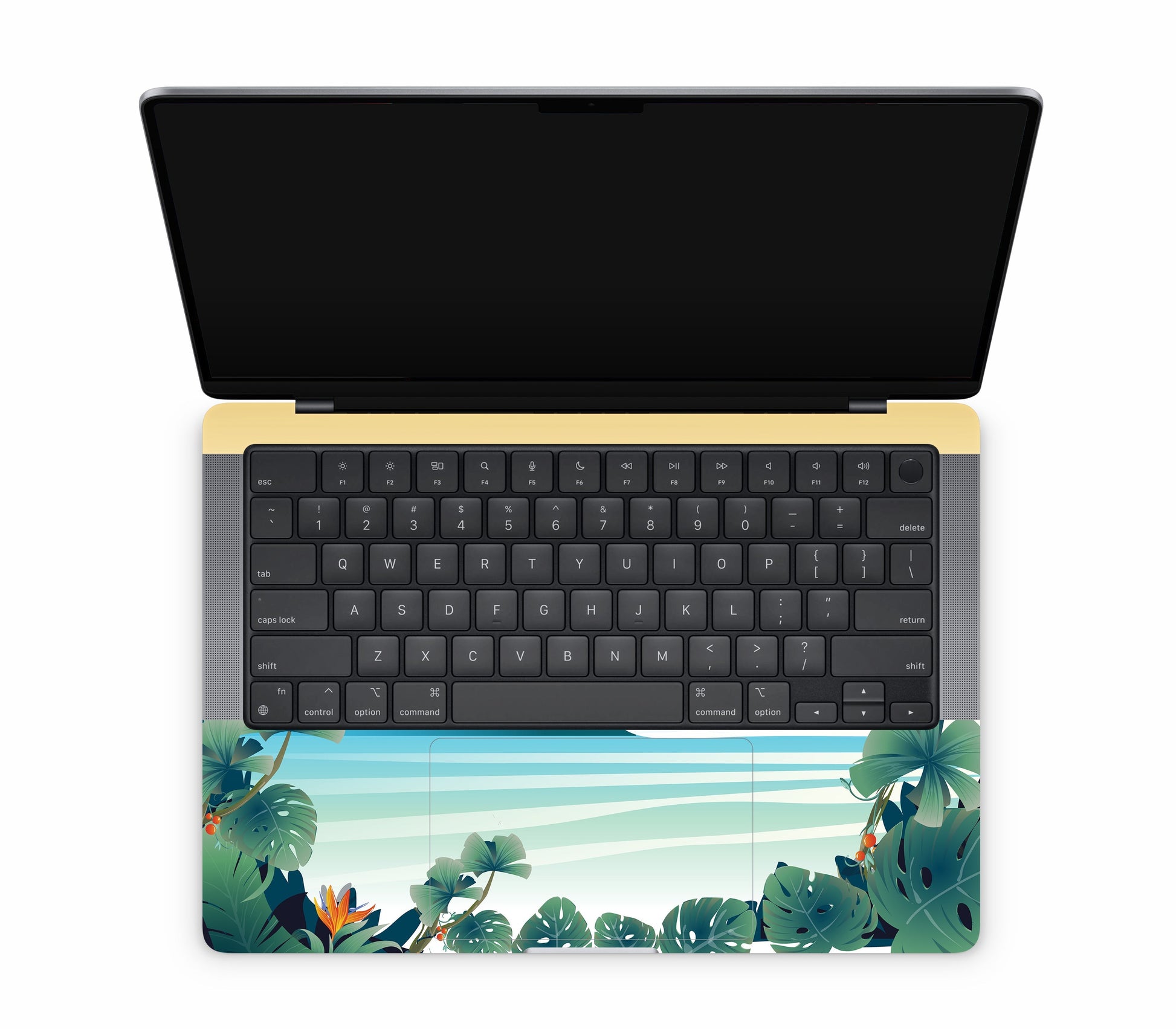MacBook Pro 14" (2025, M5) skin, Sizzle Bay, inside skin