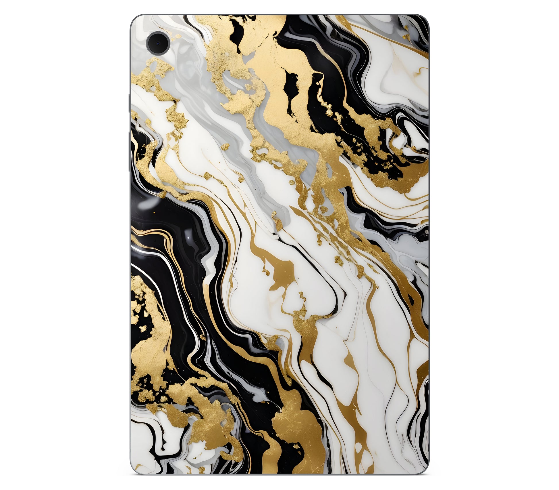 Galaxy Tab S10 Lite skin, Gold Flare, back skin