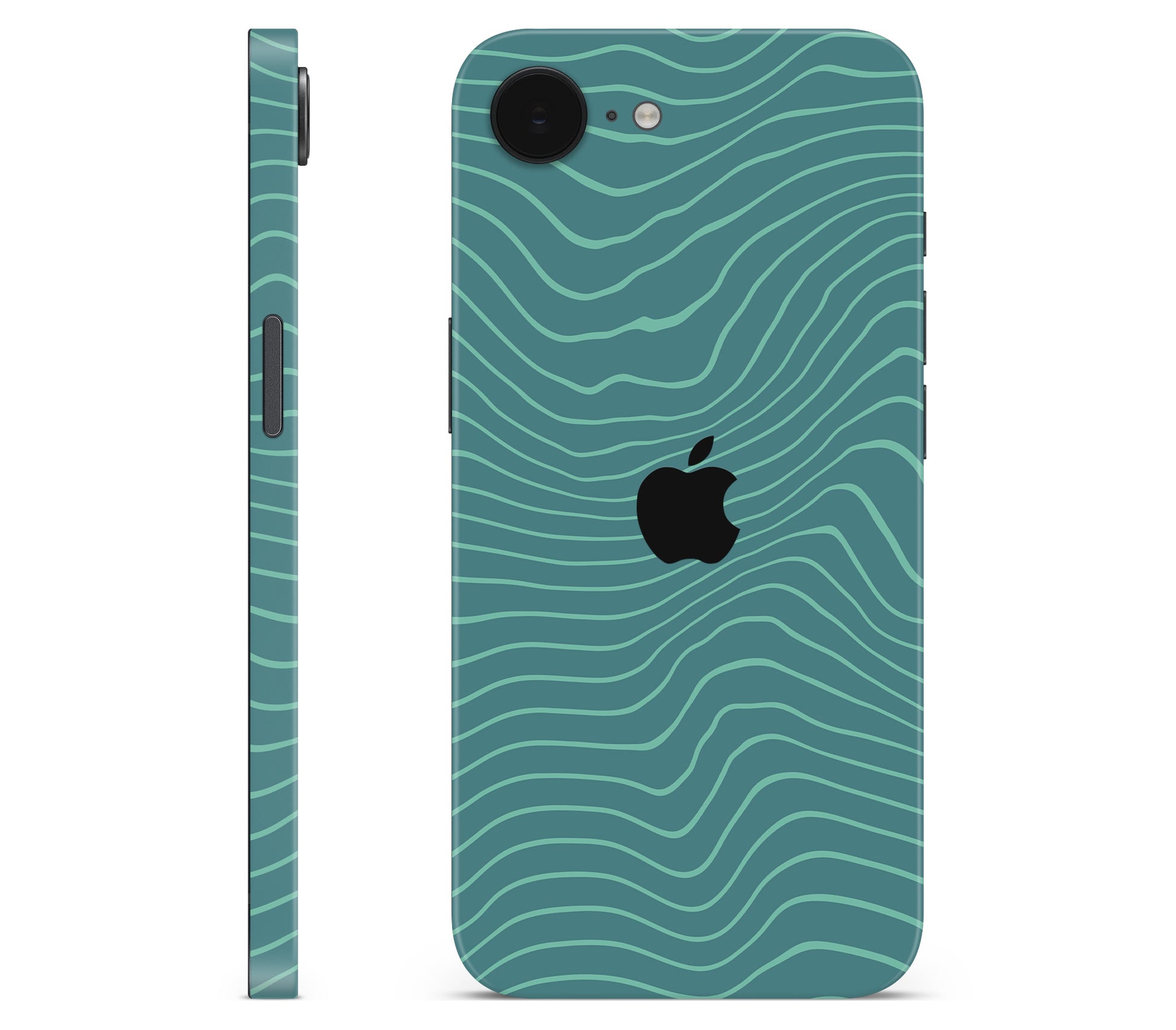 iPhone 17e skin, Tide, full wrap with logo cutout