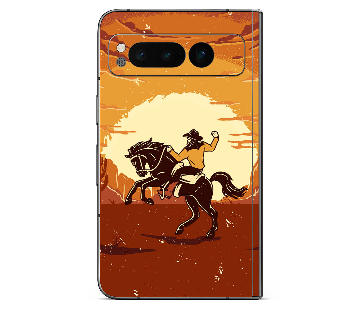 Google Pixel Fold skin, Cowboy, back skin
