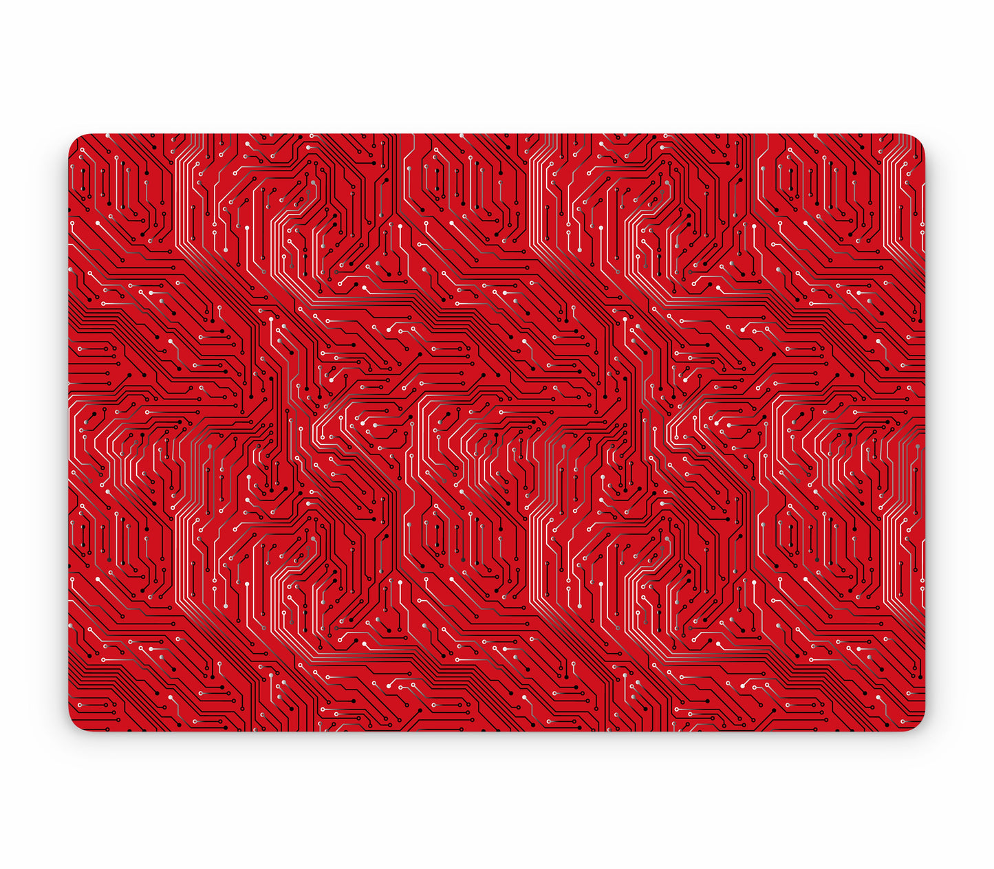 MacBook Pro 16" (2024, M4) skin, REDLINE, top skin without logo cutout