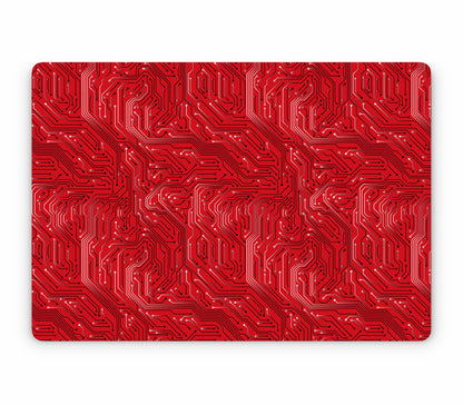 MacBook Pro 16" (2024, M4) skin, REDLINE, top skin without logo cutout