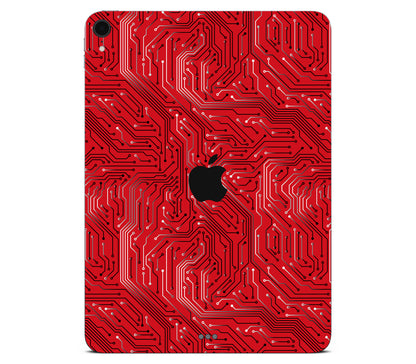 iPad Pro 12.9" (2018-2019, Gen 3) skin, REDLINE, back skin with logo cutout