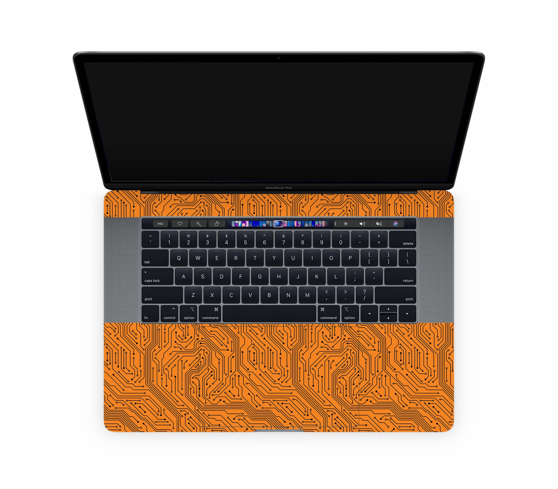 MacBook Pro 15" (2016, Touch Bar) skin, Pulse Grid, inside skin