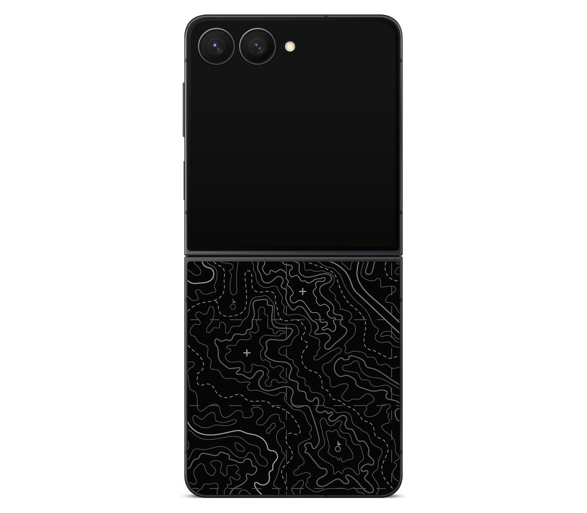 Galaxy Z Flip 8 skin, Lockdown (Blackout), back skin