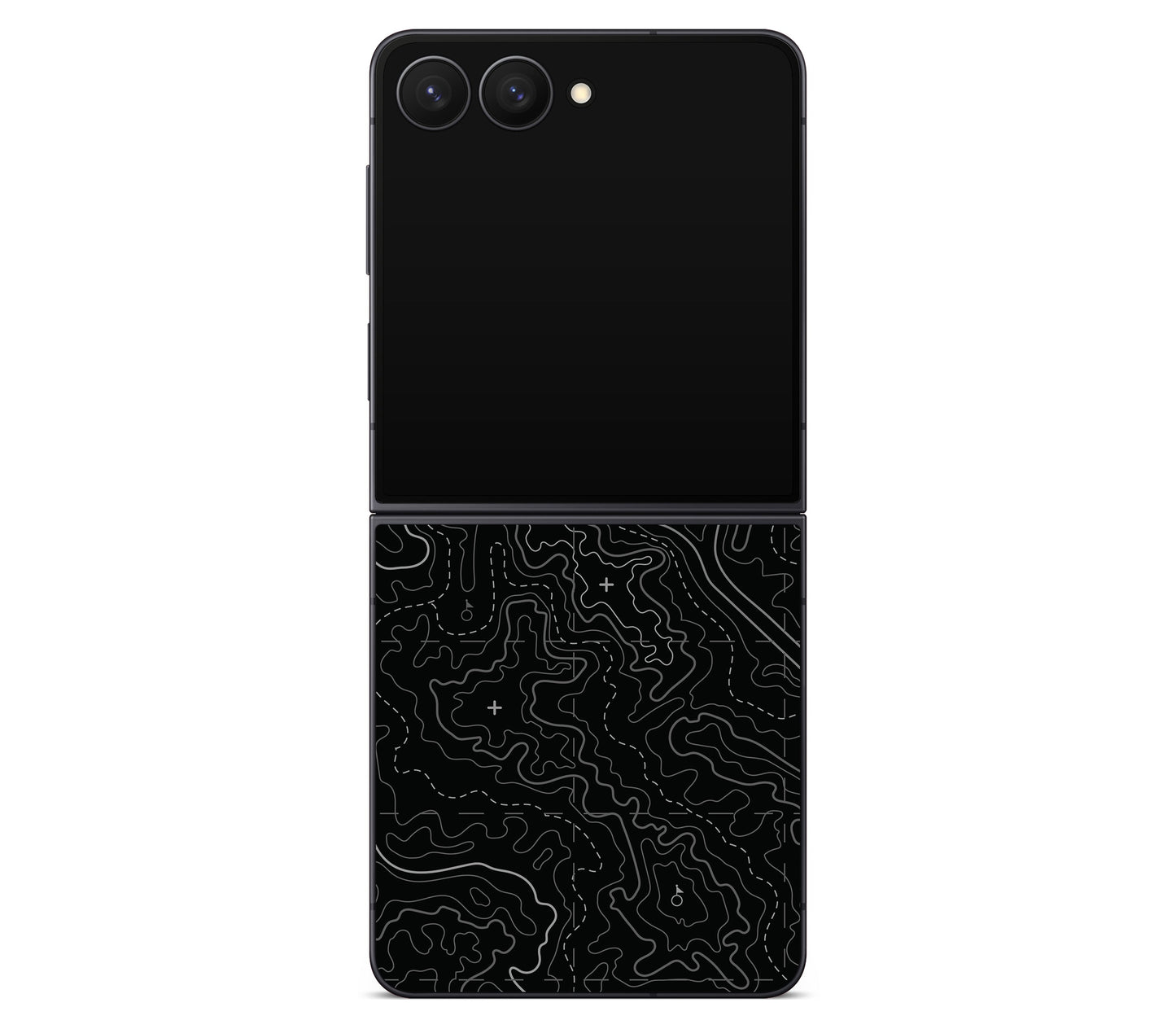Galaxy Z Flip 8 skin, Lockdown (Blackout), back skin