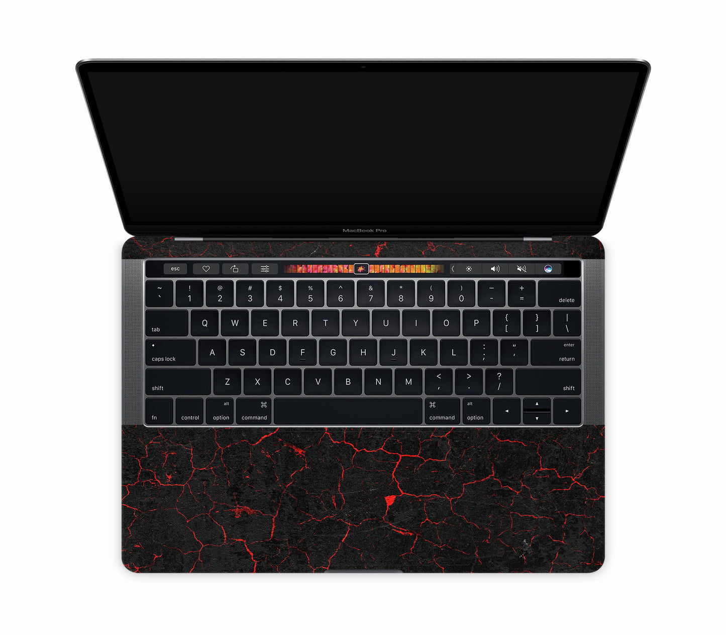 MacBook Pro 13" (2016-2019) Touch Bar skin, Hellcrack, inside skin